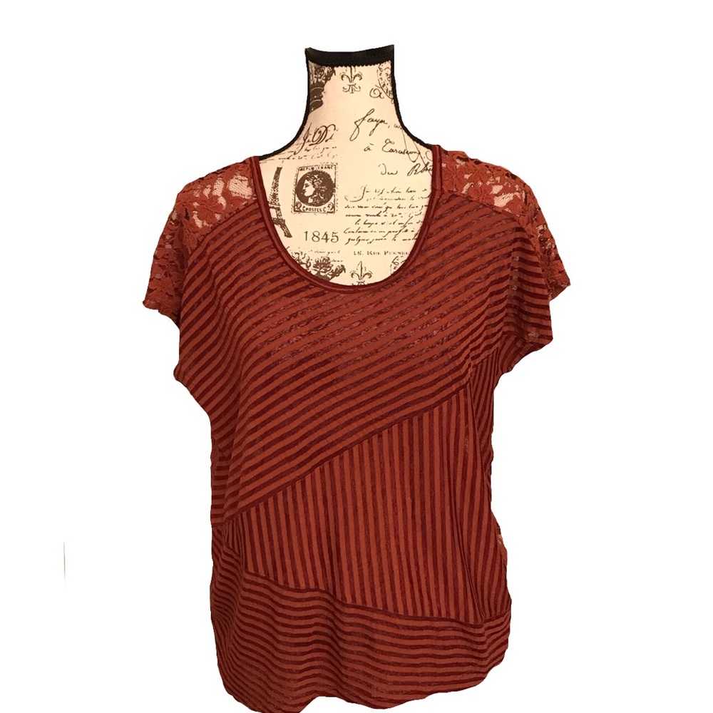 Free People Burgundy High-Low Too